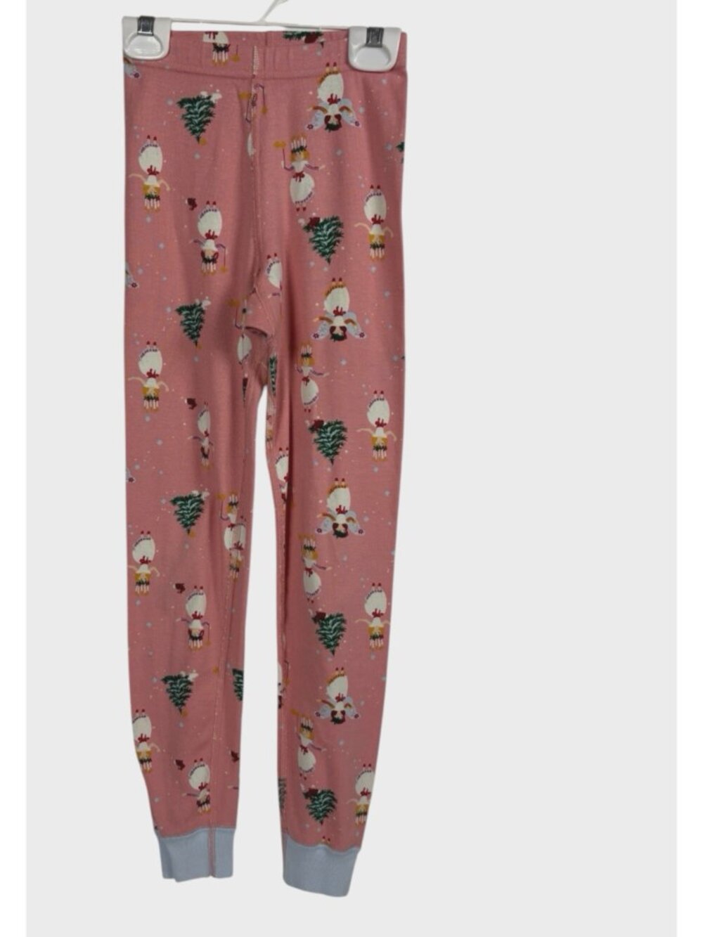 Hanna Andersson Girls 8 Bottoms Only PJs Long Johns Holiday Angels Organic 130